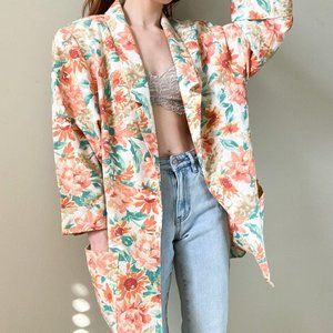 SOLD Vintage 80s 90s Southern Lady Peach Blazer